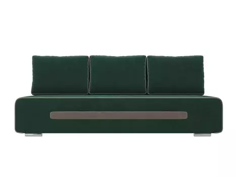 Диван прямой Приам Велюр Зелёный
