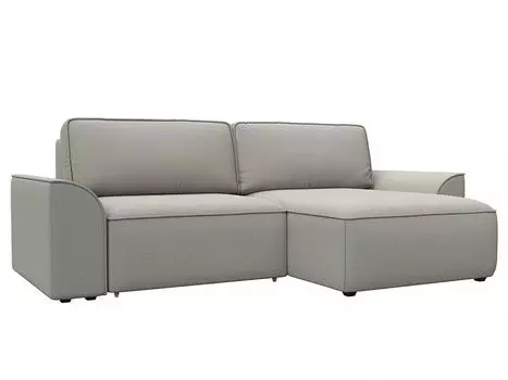 Диван угловой Лига-048 НПБ Рогожка Амур 02 бежевый