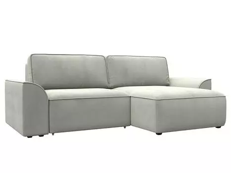 Диван угловой Лига-048 НПБ Велюр TOWER 01 молочный