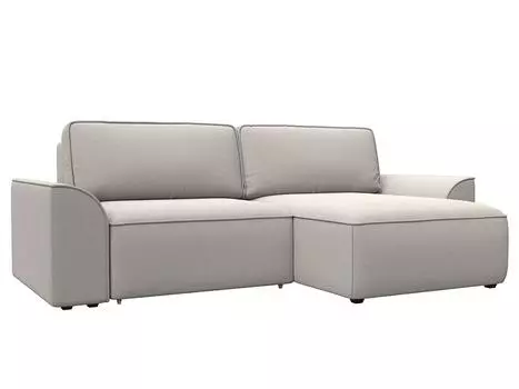 Диван угловой Лига-048 НПБ Замша JOLY 05 бежевый