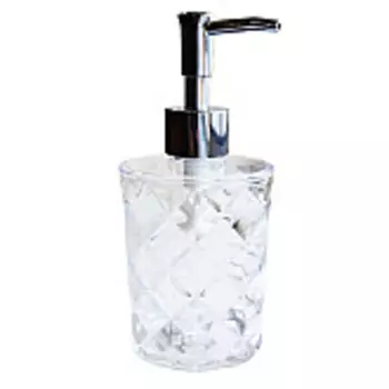 Дозатор для жидкого мыла Delphinium коллекция Ice, пластик