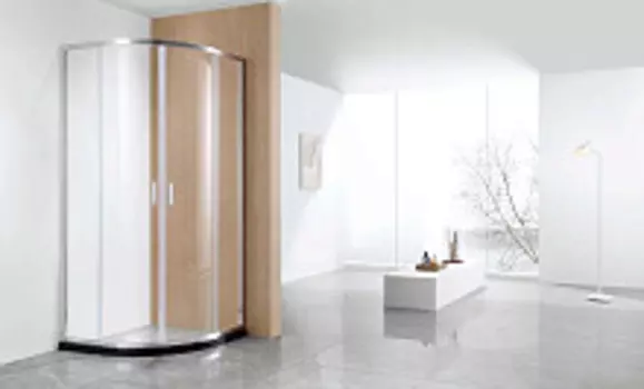 Душевой уголок 1/4 круга, двери развижные Aquatek