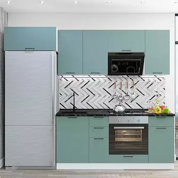 Флэт-01 Grey-green 2140*2600*600