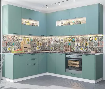 Флэт-02 Grey-green 2340*2390*600