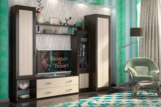 Гостиная Абель Дуб-феррара/Ясень шимо светлый