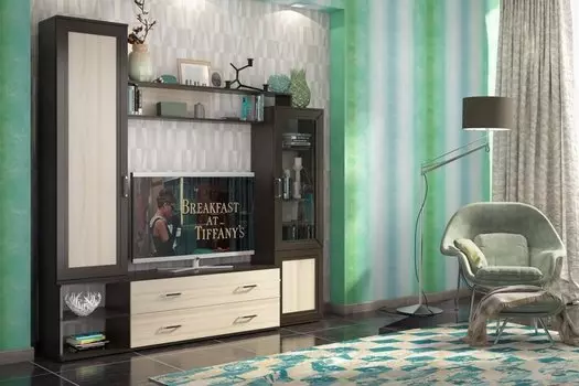 Гостиная Абель Дуб-феррара/Ясень шимо светлый