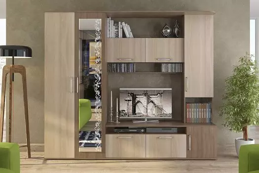 Гостиная Алегро Ясень темный/ Ясень светлый