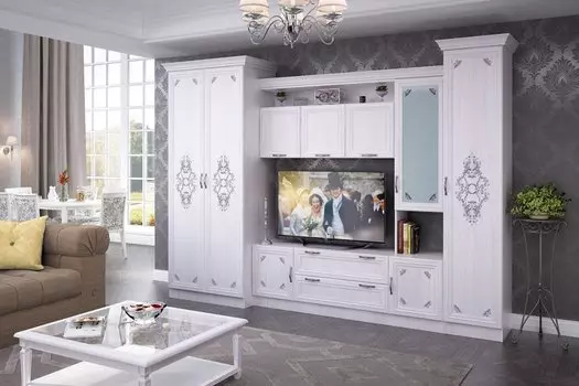 Гостиная Анкона-01 Ясень анкор