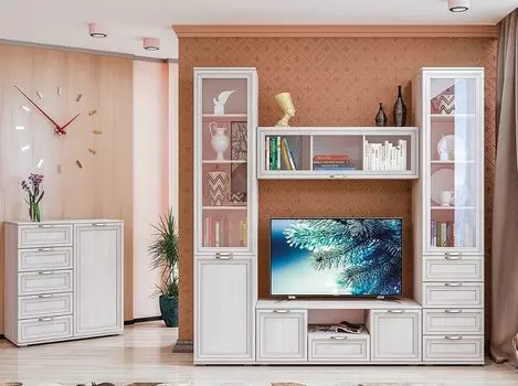 Гостиная Бьянка-01 Ясень Анкор светлый