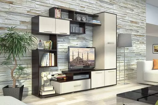 Гостиная Диско Дуб кремона/ Венге