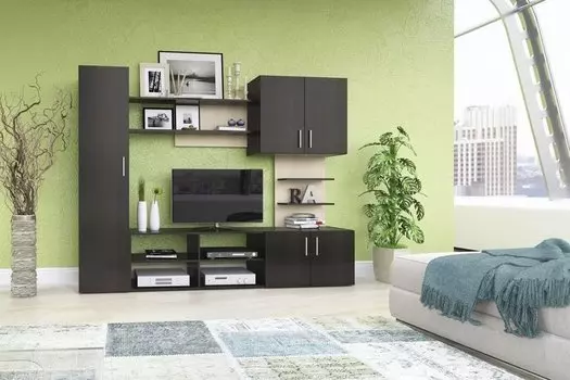 Гостиная Феррара-01 Дуб феррара/ Дуб кремона