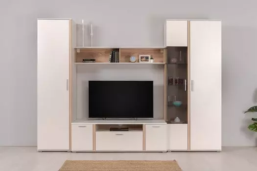 Гостиная Лина-01 Миндаль/Дуб сонома