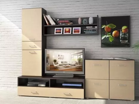 Гостиная Пассаж-02 Дуб кремона/ Дуб ферарра