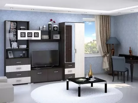 Гостиная Рошель-05 Венге/ Дуб белфорд