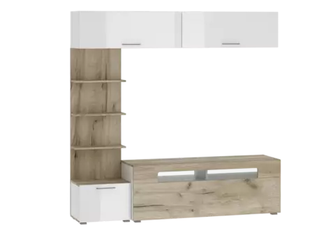 Гостиная СИДНЕЙ Белый/Дуб Серый К. 71270134