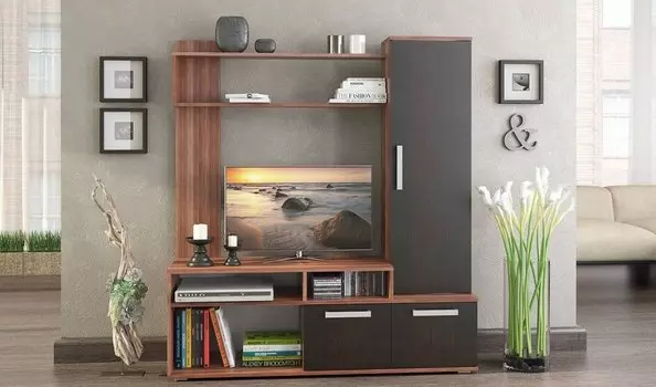 Гостиная Соло Дуб феррара/Слива валлис