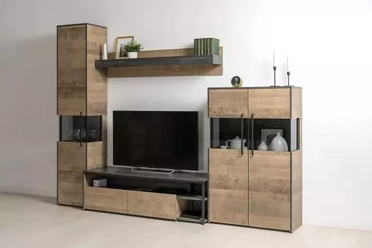 Гостиная Трувор-01 Дуб Гранж Песочный/Интра