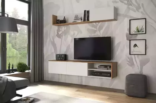 Гостиная VICCO Дуб Вотан/Белый