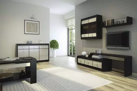 Гостиная Ксено-05 Ясень глянец/ Дуб ферарра