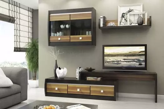 Гостиная Ксено-06 Слива валлис/ Дуб ферарра