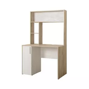 Комфорт Стол компьютерный 12.72 Дуб серый CRAFT K 002 PW,Шелковый камень К349 RT