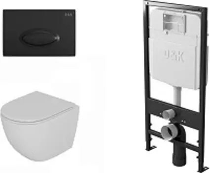 Комплект DK унитаз подвесной безободковый DT1396016
