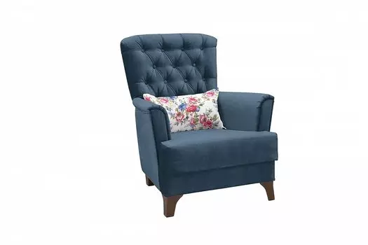 Кресло для отдыха Ирис Лекко океан/Фибра менуэт