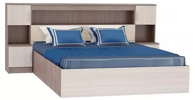 Кровать Бася КР-552 Ясень шимо светлый 160