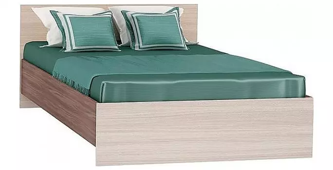 Кровать Бася КР-556 ЛДСП Ясень шимо светлый 1,2м