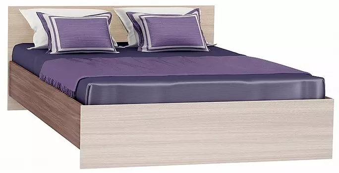 Кровать Бася КР-560 Ясень шимо светлый 140