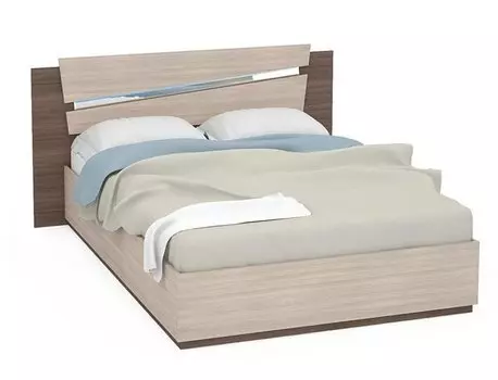 Кровать Моника Ясень шимо светлый 160