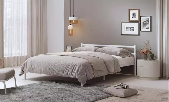Кровать Фади 140х200 белая