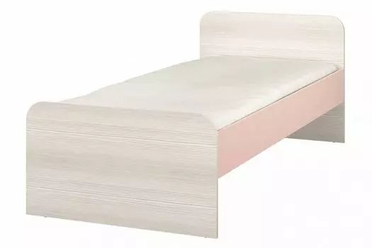 Кровать Флауэ СТЛ.093.27-01 Розовый/Сосна Авола 90