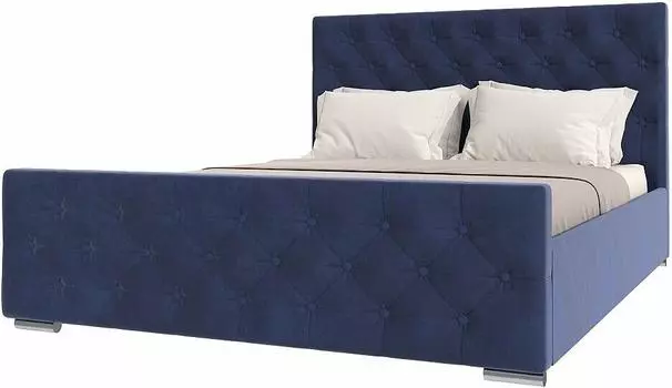 Кровать ИНТЕРО 1800х2000 Велюр Индиго