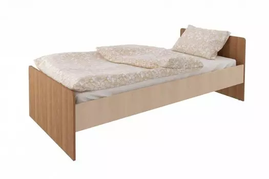 Кровать Мика СТЛ.121.01-01 Ясень кассино/ Дуб кремона 90