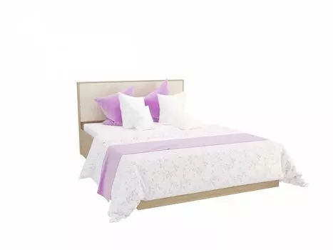Кровать с подъемным механизмом Сопрано Beige/Дуб сонома 1,6м