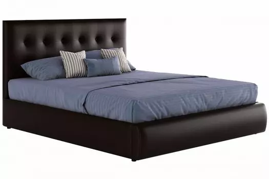 Кровать Селеста БП/М Экокожа Венге 140