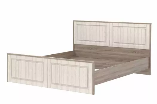 Кровать Соната СТЛ.272.09 Дуб сонома трюфель/Белый 160