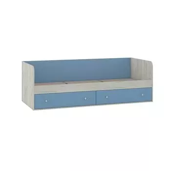 Кровать Тетрис 1 347 Дуб крафт белый/ Капри синий 80