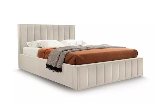 Кровать Вена 160 бежевый Вариант 2