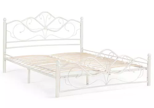 Кровать Виктори 2 160х200 белая