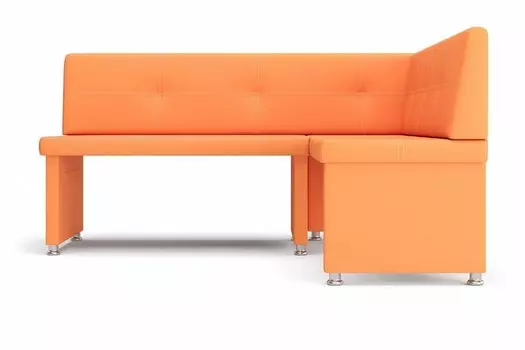 Кухонный уголок правый Кантри оранжевый