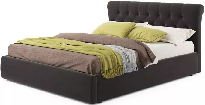 Мягкая кровать Ameli 1400 шоколад с подъемным механизмом