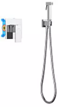 Набор с гигиеническим душем (смеситель + гигиеническая лейка + шланг + шланговое подсоединение с держателем) AQUATEK ЛИБРА