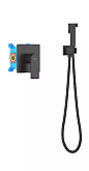 Набор с гигиеническим душем (смеситель + гигиеническая лейка + шланг + шланговое подсоединение с держателем) AQUATEK ЛИРА