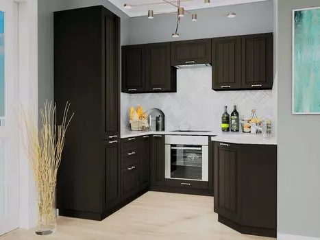 П-образная кухня Прага-16 Венге Премиум Graphite