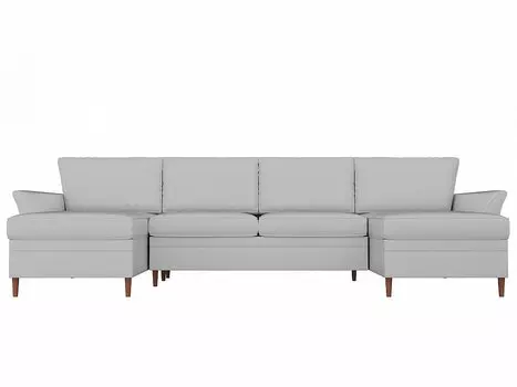 Диван п-образный София Экокожа Белый