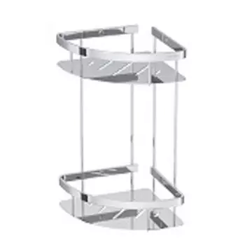 Полка двухуровневая стеклянная, Sense