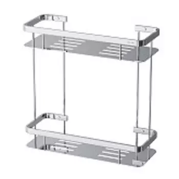 Полка двухуровневая стеклянная, Sense