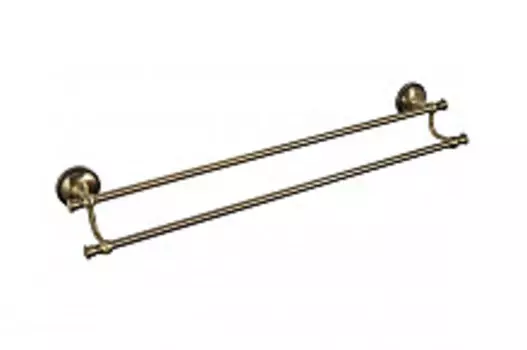 Полотенцедержатель трубчатый двойной Grampus Alfa